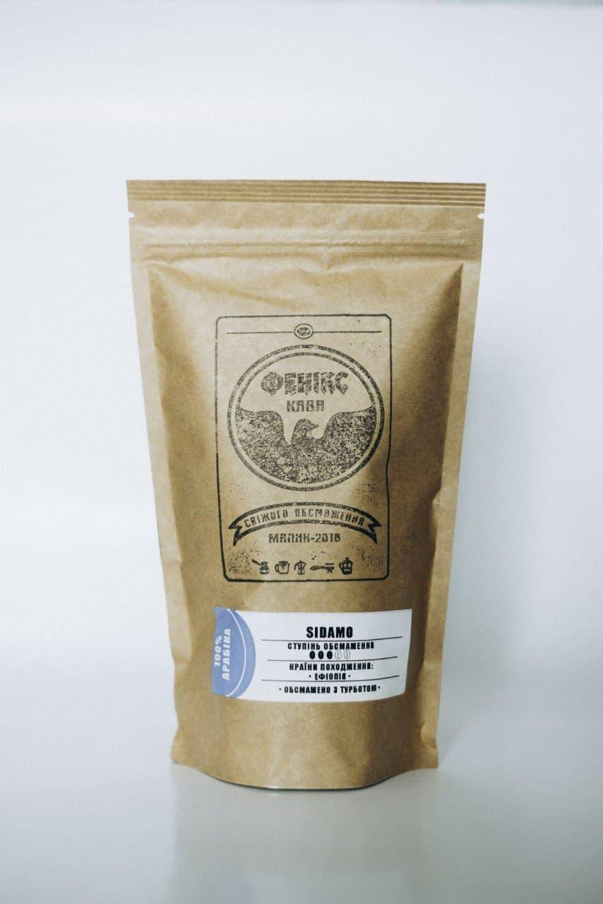 

Кофе в зернах Феникс Sidamo Эфиопия 100% арабика свежеобжаренная