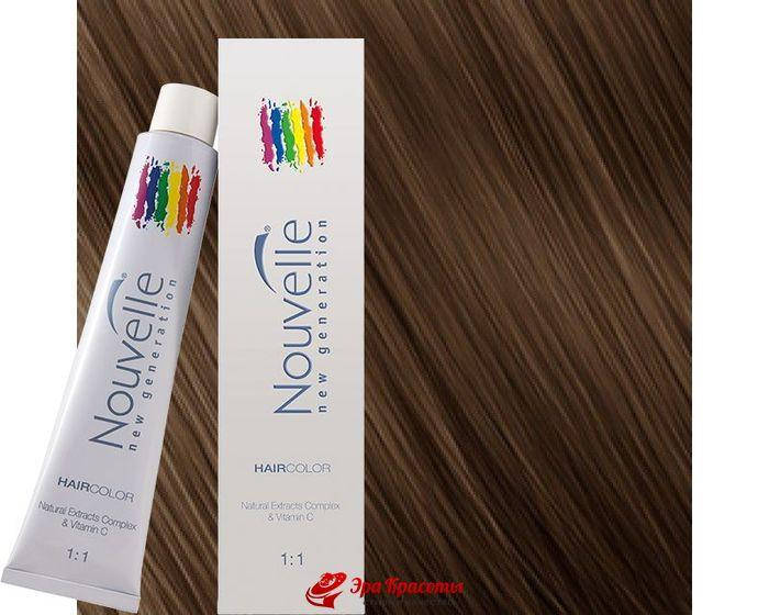 

Крем-краска для волос 6.0 Насыщенный темно-русый Nouvelle Hair Color, 100 мл