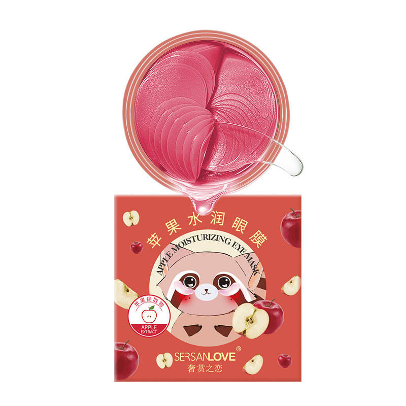 

Гидрогелевые патчи для увлажнения с экстрактом яблока Sersanlove Apple Moisturizing Eye Mask, 90гр/60шт