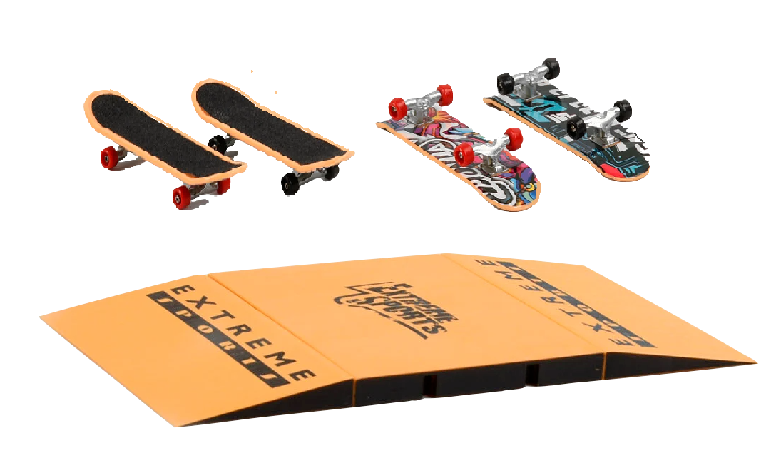 

Трамплин для фингербордов Fingerboard пальчиковый скейт с трамплином, Разные цвета