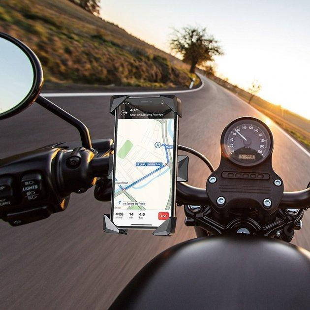 

Держатель для телефона Holder HOCO CA58 Black(на руль мотоцикла, велосипеда)