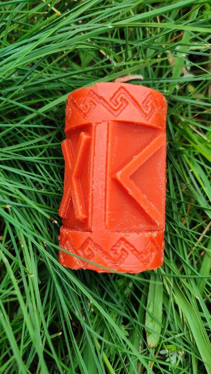 

Свеча руническая Любовная страсть (скандинавские руны)