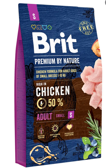 

Brit Premium Adult S 8кг- корм для собак мелких пород
