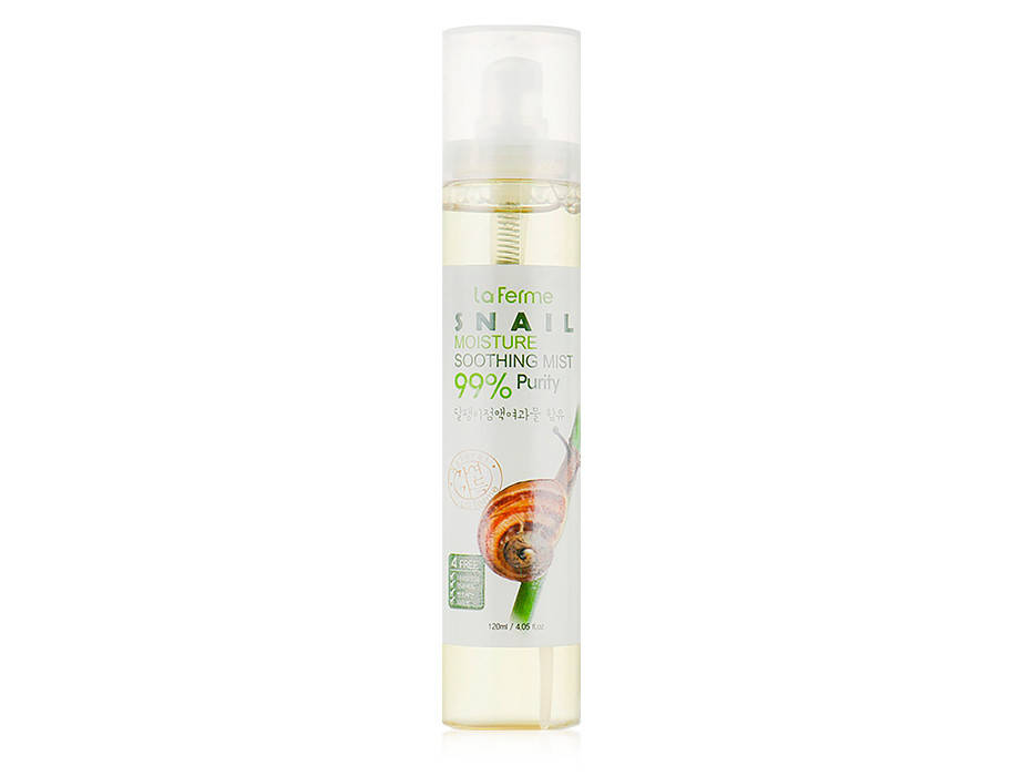 

Успокаивающий мист для лица с муцином улитки FarmStay La Ferme Snail Moisture Soothing Mist, 120мл