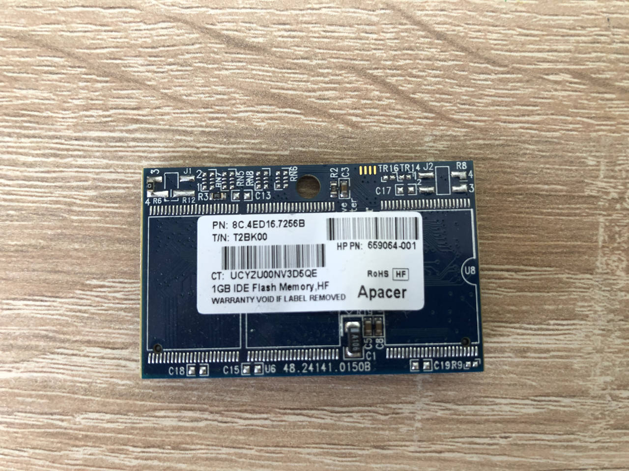 

IDE Flash Memory Apacer 1GB HF 44PIN T2BK00 (659064-001)
