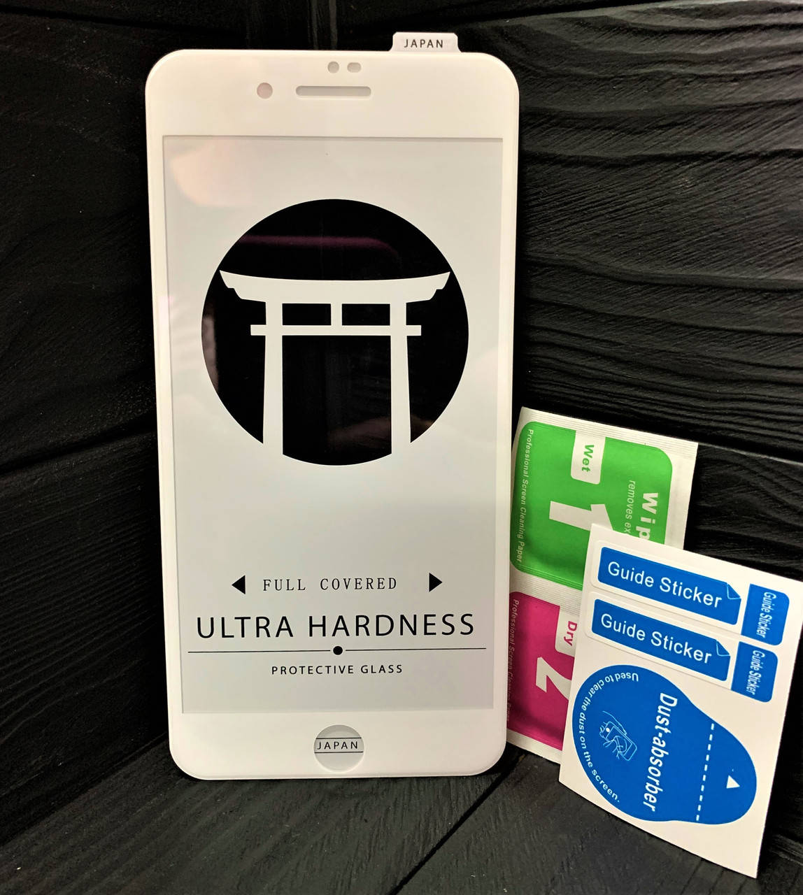

Защитное стекло для iPhone 8 Plus / 8+ Japan HD белое, Прозрачный