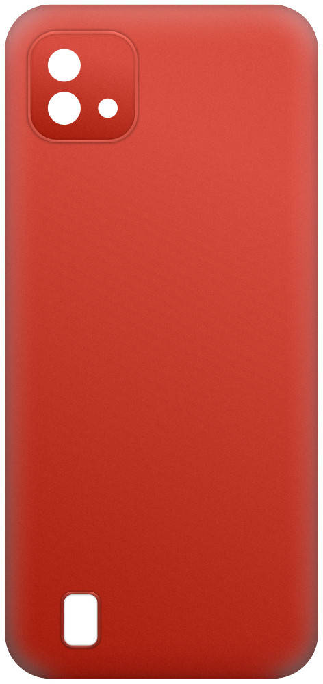 

Матовый чехол MultiShot Realme C11 (2021) (силиконовая накладка) Красный