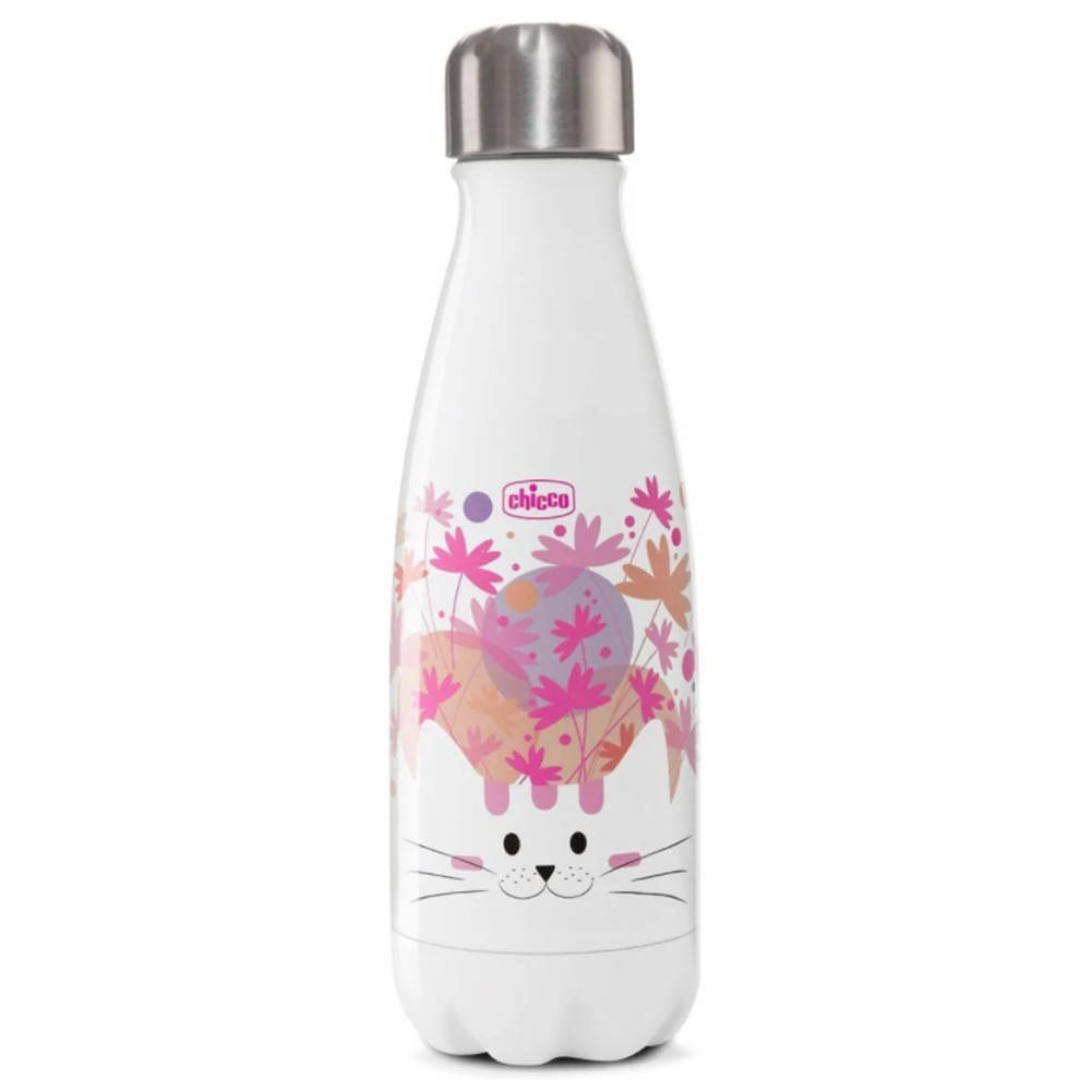 

Термобутылка Кошка 350 мл Chicco Drinky (2900990796946), Розовый