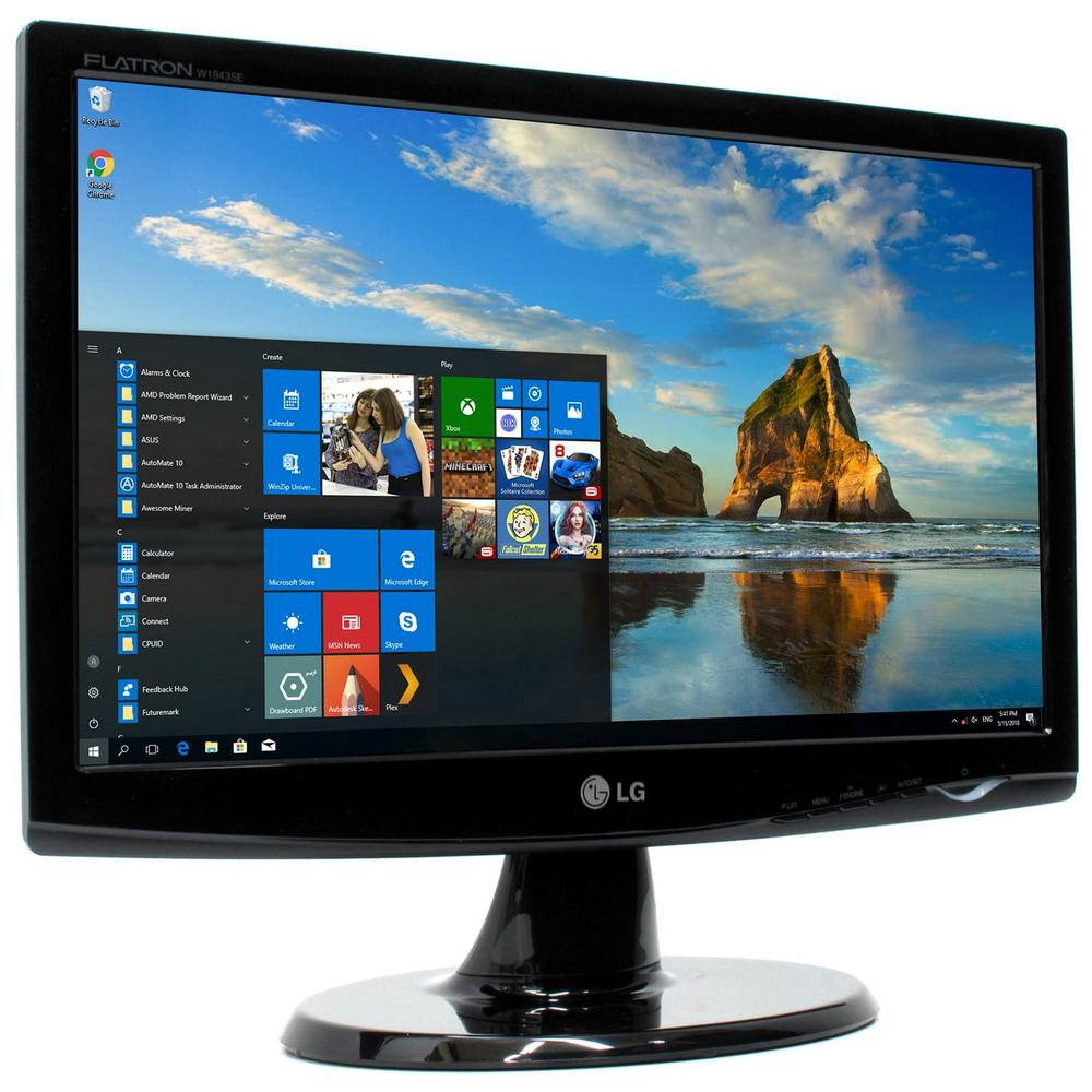 

Монитор 19" (18.5) 1366*768 LG W1943SE VGA внеш.БП 12V чёрный бу
