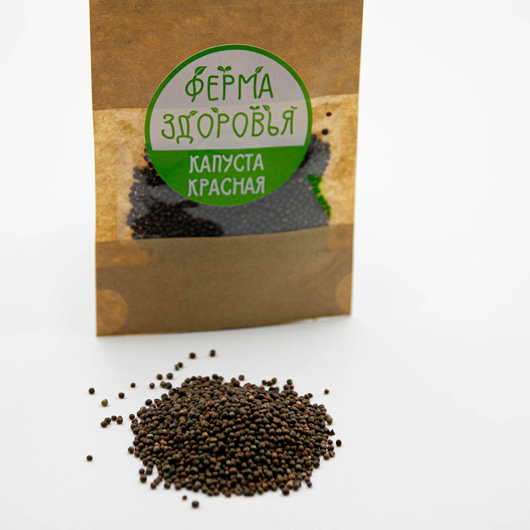 

Семена капусты красной для выращивания микрозелени