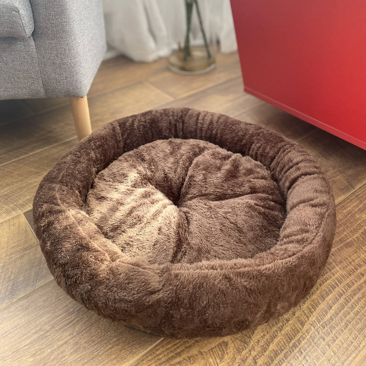 

Лежанка Round для собак и котов 50см. Коричневая