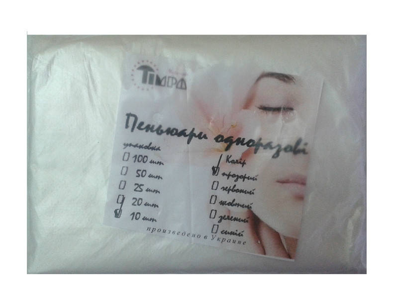 

Пеньюар одноразовый Panni Mlada (10 шт.), Белый