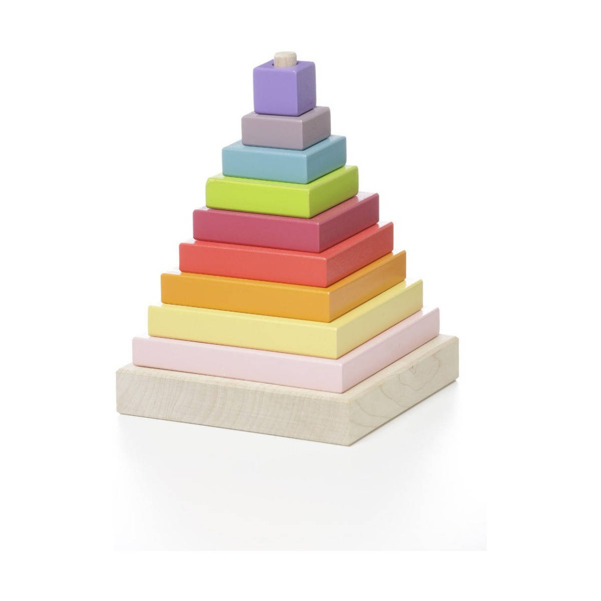 

Деревянная разноцветная пирамидка Кубика, Cubika, Левеня, LD-5, 12329