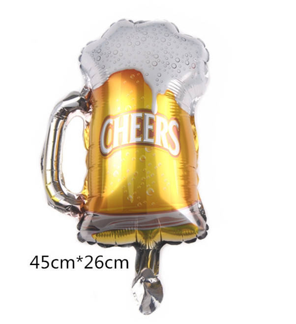 

Фольгированный шар мини-фигура Пивной бокал