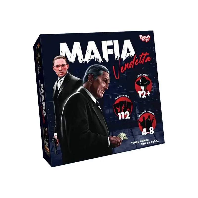 

Гр Развлекательная игра "Mafia Vendetta" укр MAF-01-01U (10) "ДАНКО ТОЙС"