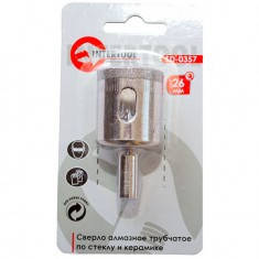 

Коронка трубчатая по стеклу и керамике 26 мм INTERTOOL SD-0357