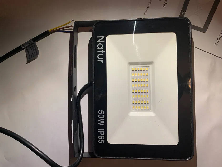 

Прожектор уличный Naturr Flood light LED 50W/IP65 черный
