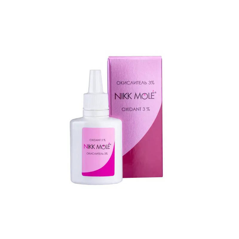 

Nikk Mole Oxidant 3% - гель-окислитель, для осветления и окрашивания бровей, 30 мл