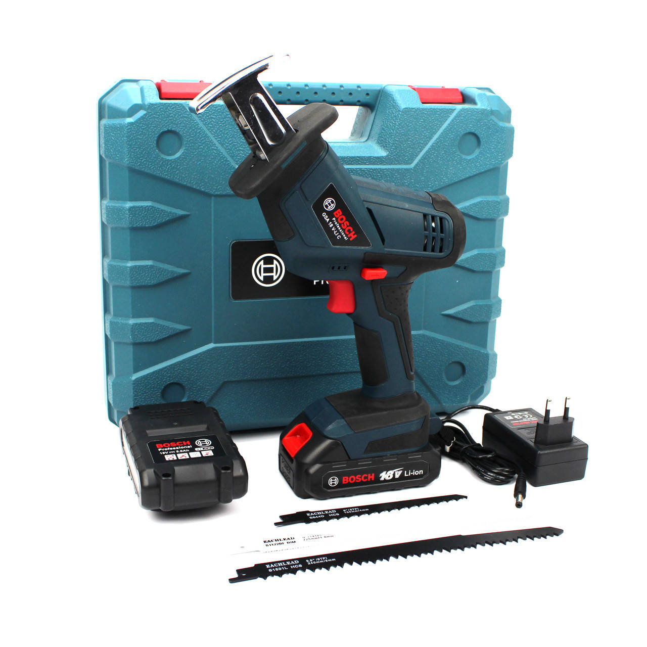 

Аккумуляторная сабельная пила Bosch GSA 18V-LI C (18V 5.0Ah). АКБ пила Бош