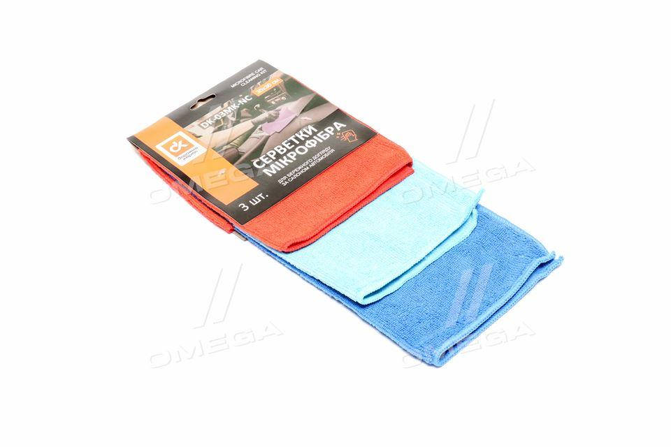 

Салфетки микрофибра 30х30 см., 3 шт. DK-03MK-NC