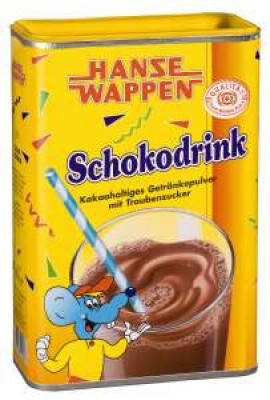 

Какао напиток Hanse Wappen Schokodrink 800 g