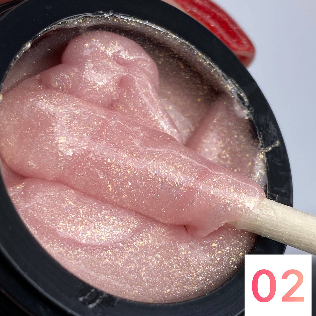 

Акрил-Гель Master 15 ml #02 deep pink, Розовый