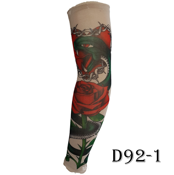 

Рукав чулок нарукавник вело / спортивный с татуировками тату на руки / ноги от солнца / «колхозного» загара D92-1