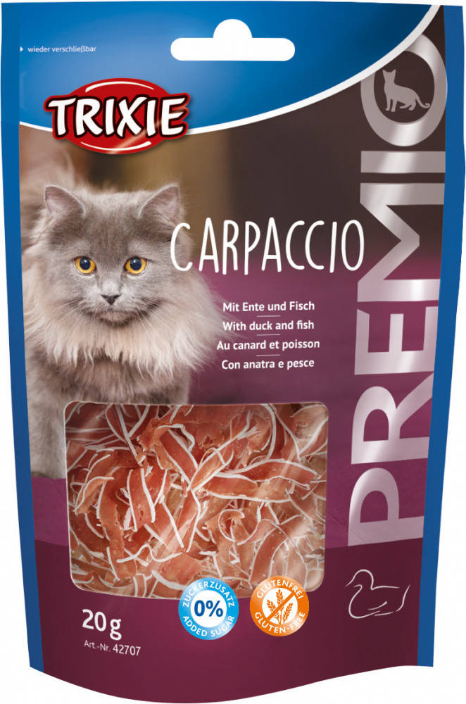 

Trixie PREMIO Carpaccio Лакомство для кошек с уткой и рыбой 20 г