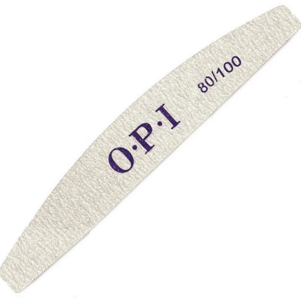 

Пилка для ногтей OPI полукруг 80/100, серая