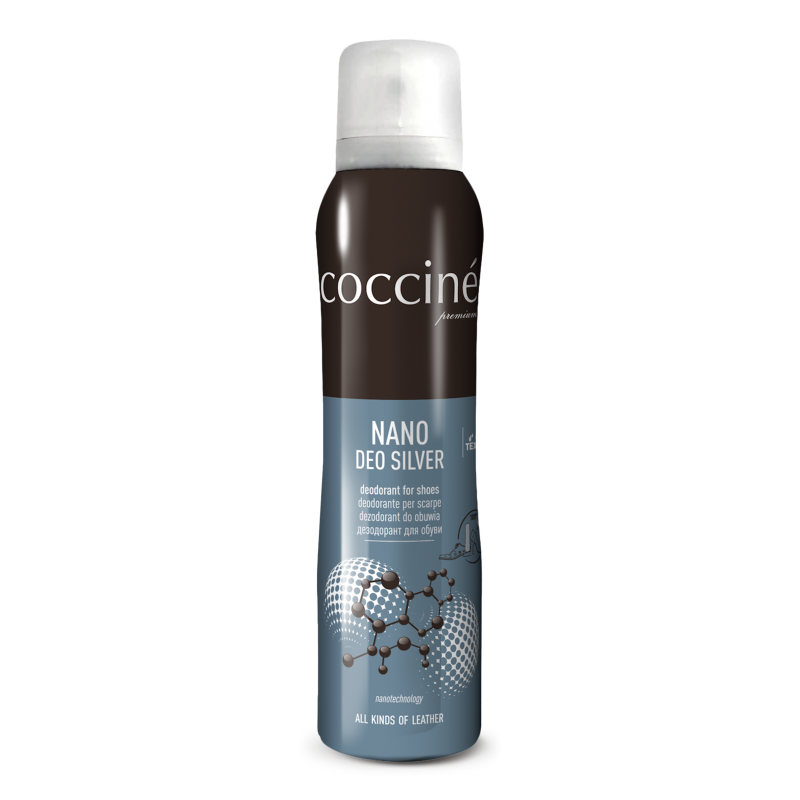 

Дезодорант для обуви с ионами серебра Coccine NANO DEO SILVER 150мл