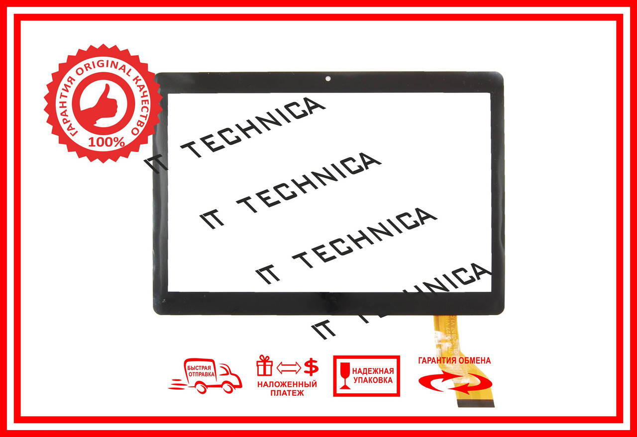 

Тачскрін 236x166mm 50pin ZY-1001 kingvina-pg1027 Чорний Тип1 Камера по центру