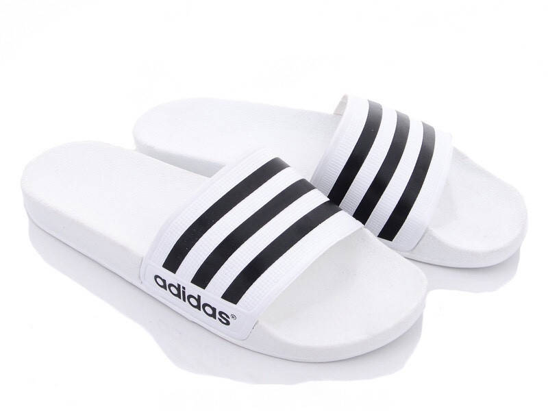 

Мужские шлепанцы Adidas белые, Белый
