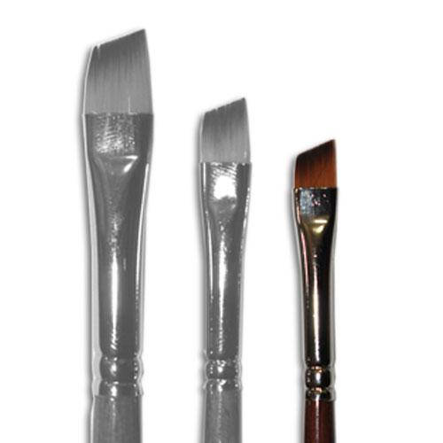 

Кисточка «Живопись» 1123 Синтетика скошенная № 0 длинная ручка рыжий ворс