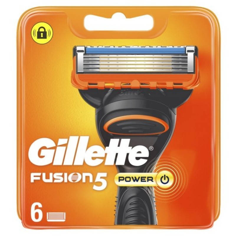 

Cменные картриджи Gillette Fusion5 Power (6 шт)