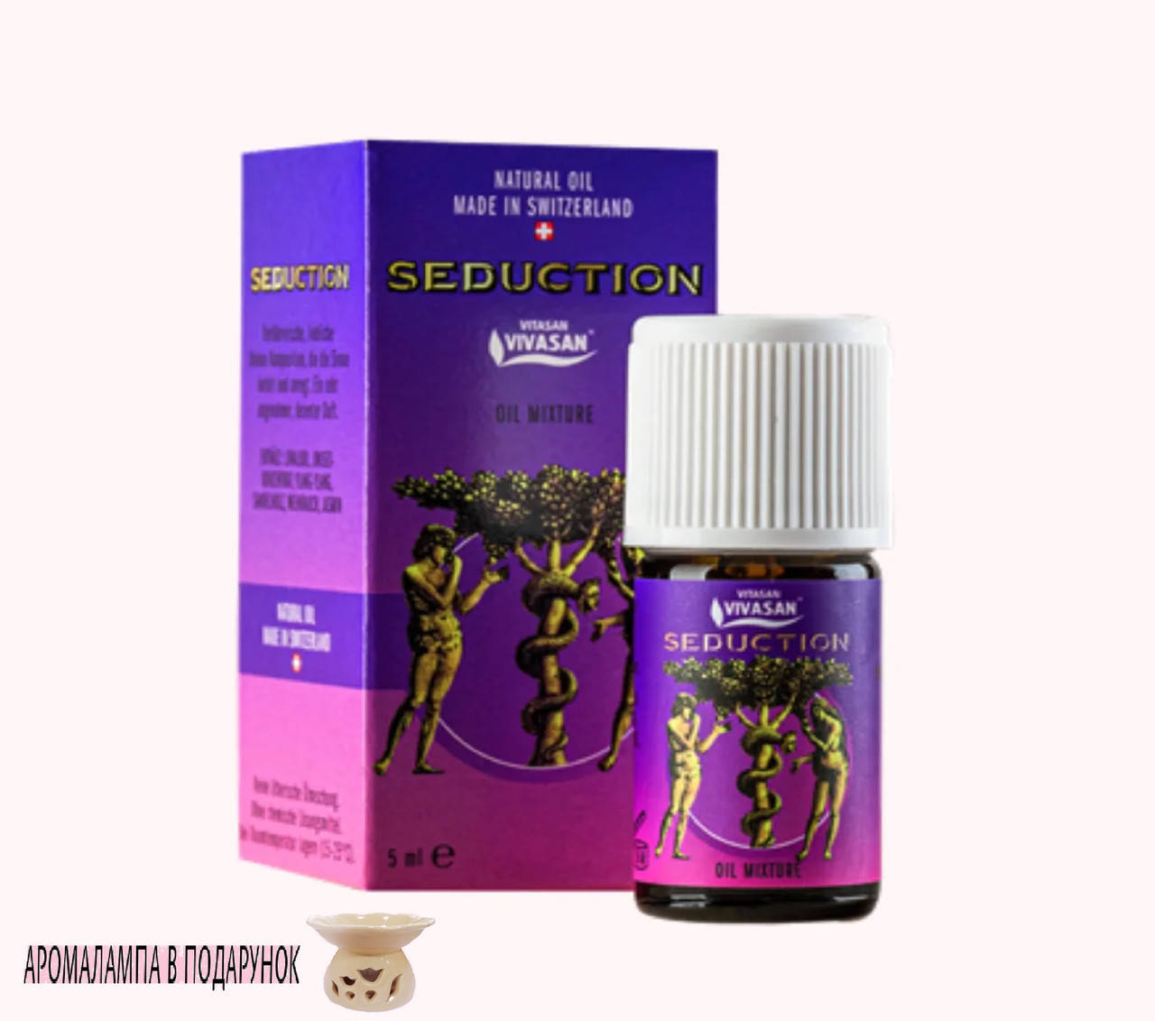 

Композиция эфирных масел "ИСКУШЕНИЕ" 5мл, SEDUCTION Vivasan/Швейцария