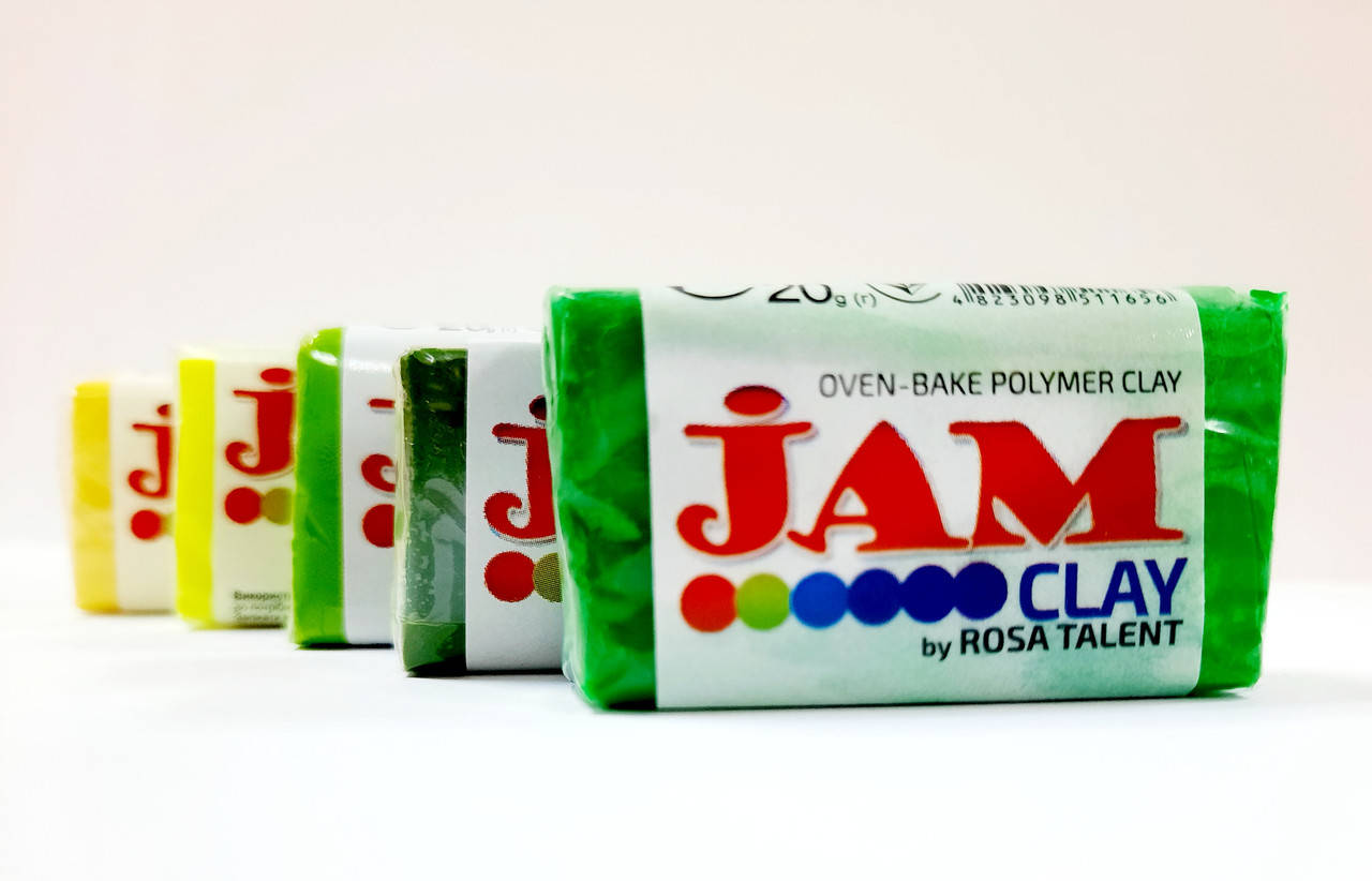

Пластика Jam Clay, Весняна зелень, 20г