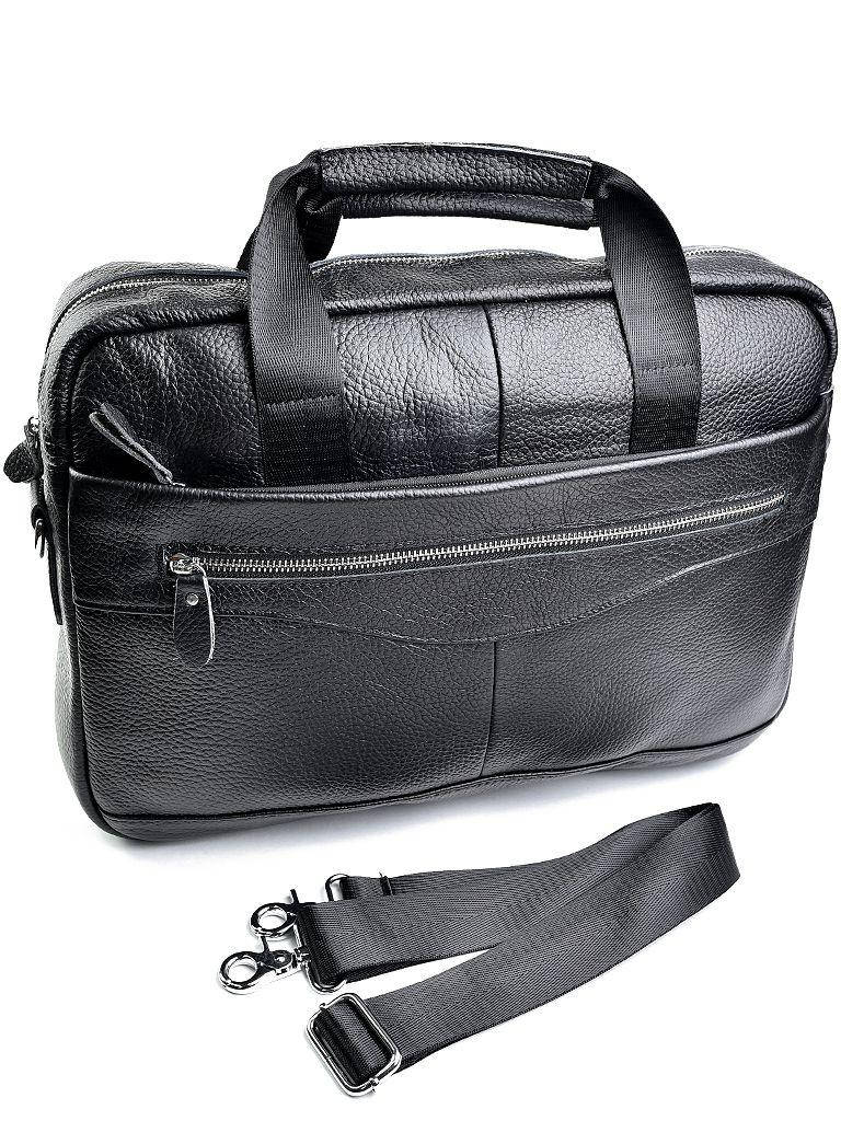 

Мужской портфель кожаный Case 9029LY черный