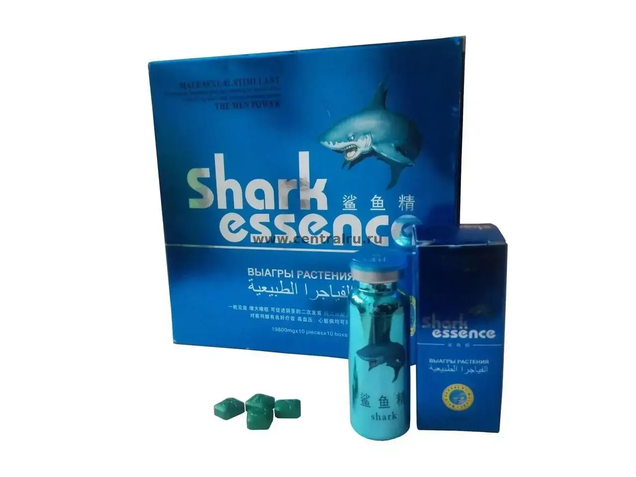 

Препарат для повышения потенции Shark Essence / Акулья Эссенция (10 таблеток)