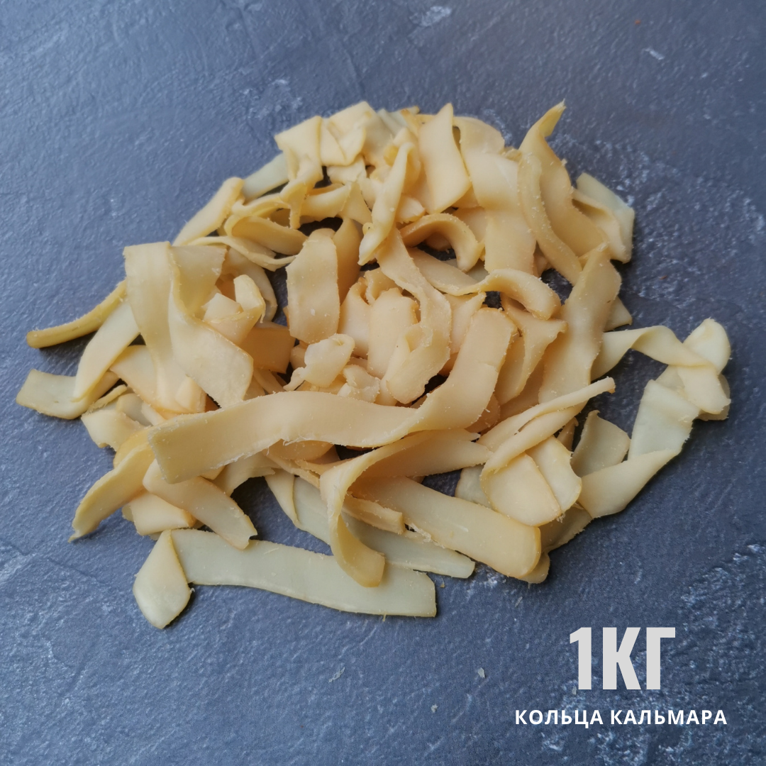 

Кальмар кольцами Премиум сушеные белые, закуска к пиву (снек) Код А14