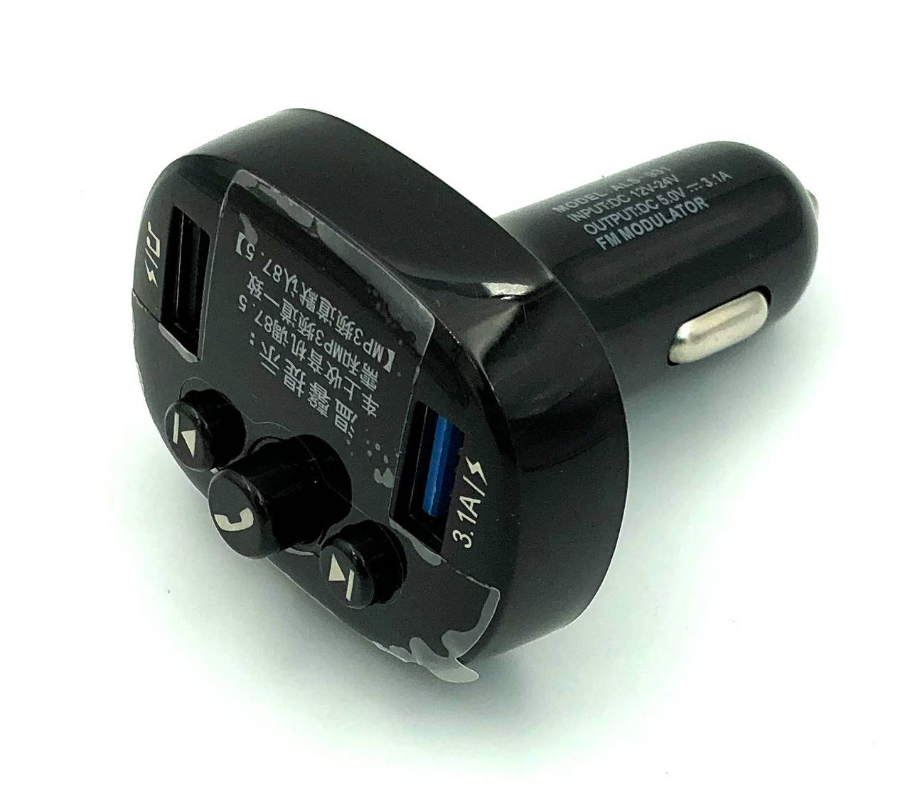 

FM модулятор ALS-A931 Bluetooth + Charger (2USB/5V/3.1A) Black