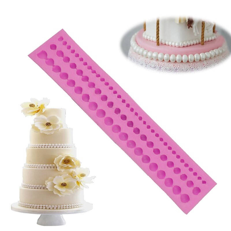 

Молд силиконовый Бусы Жемчуг 29 см