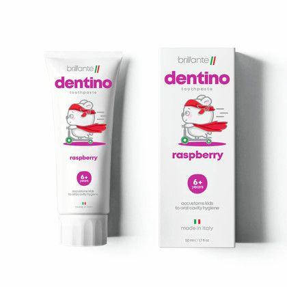 

Зубная паста Brilliante Dentino Raspberry Junior, от 6 лет, 50 мл