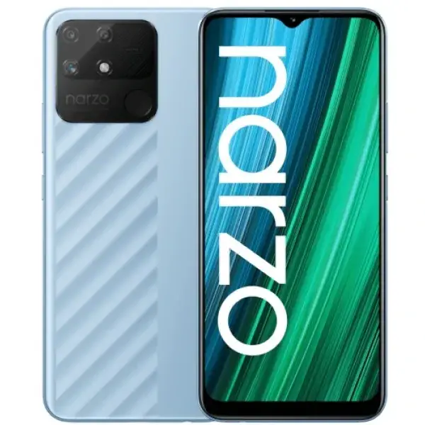 

Смартфон realme Narzo 50A 4/128GB Blue, Голубой