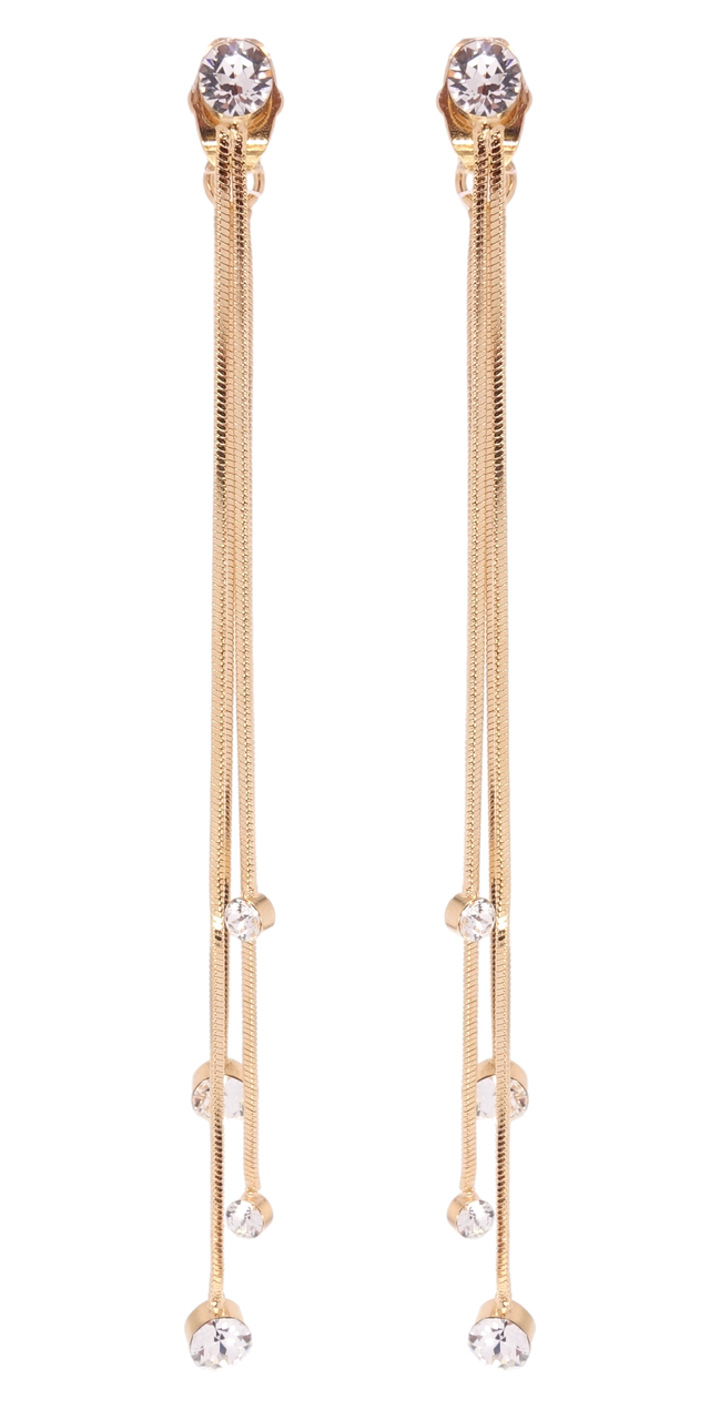 

Серьги Xuping Позолота 18K с кр-ми Swarovski гвоздики (пусеты) "Подвески с кристаллами Clear"