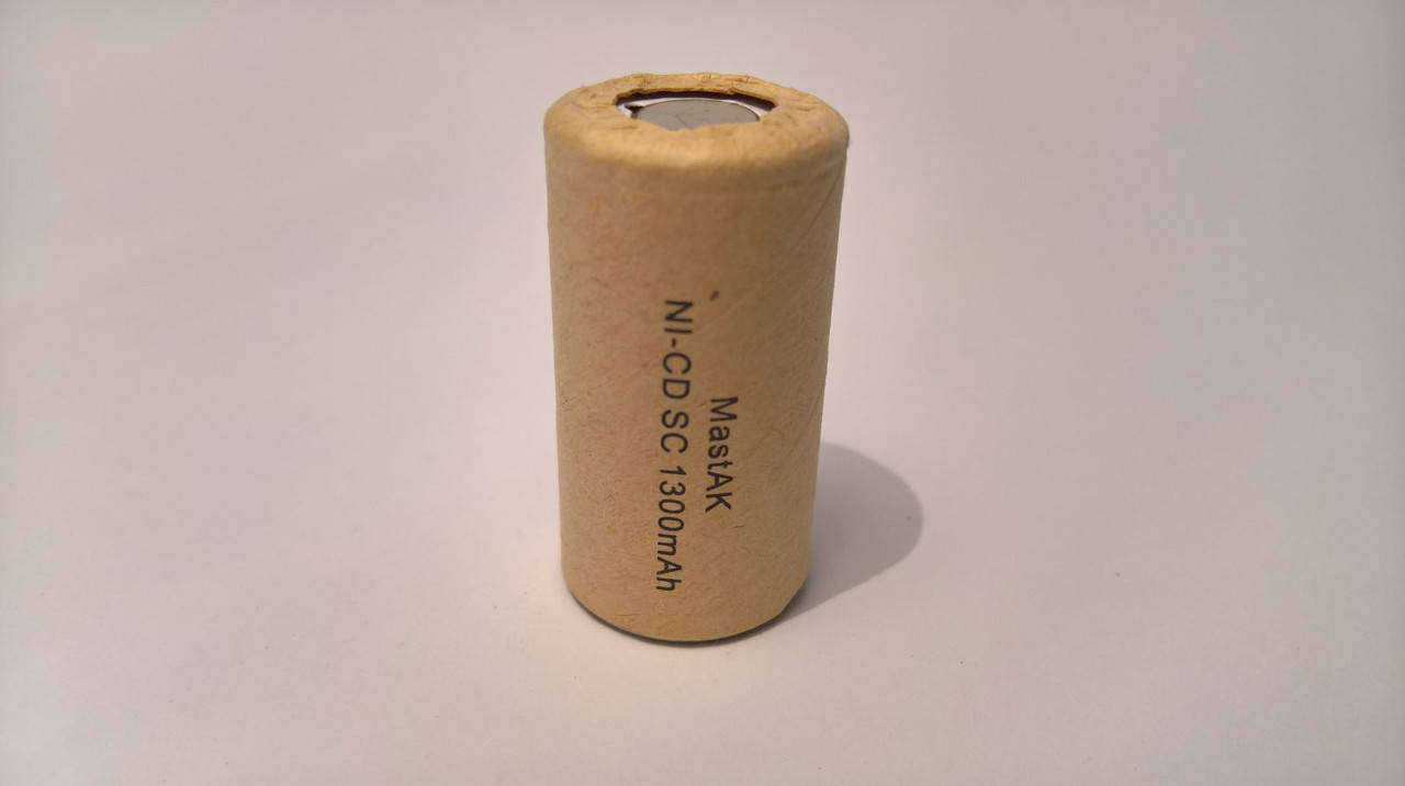 

Аккумулятор технический MastAK Sub-c 1,2v 1300mAh (Ni-Cd)