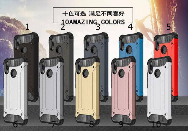 

PC + TPU чехол Hard case для Huawei P Smart 2019 (10 цветов), Разные цвета