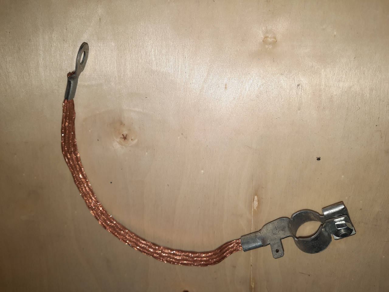 

Провод массы минус длина 220 мм, медный, без оплетки