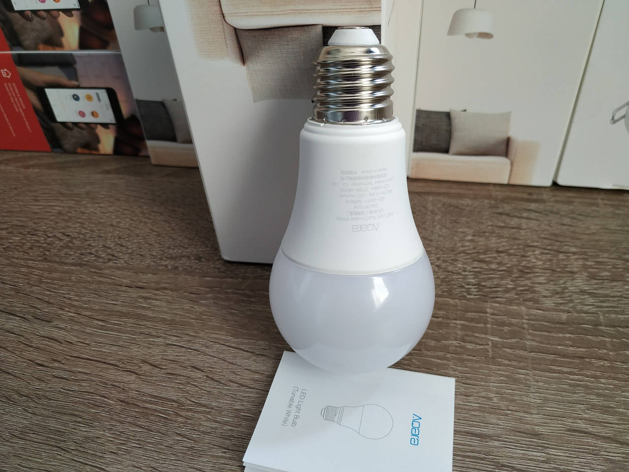 

Смарт лампочка Xiaomi Aqara ZNLDP12LM Apple HomeKit, MiHome