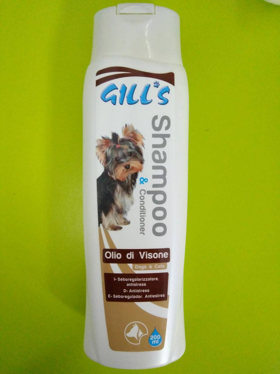 

Шампунь-кондиционер для собак с норковым маслом Gills Croci C3052983 200мл