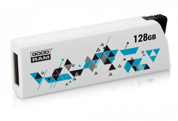 

Флешка USB Flash 128GB USB 2.0 Goodram UCL2 (Cl!ck) (UCL2-1280W0R11) White, Белый